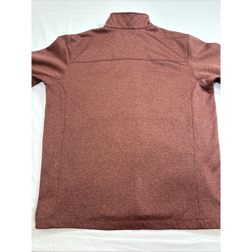 The‎ North Face Apex 1/2 Zip MAROON PULLOVER Soft Shell Outdoor MENS XL